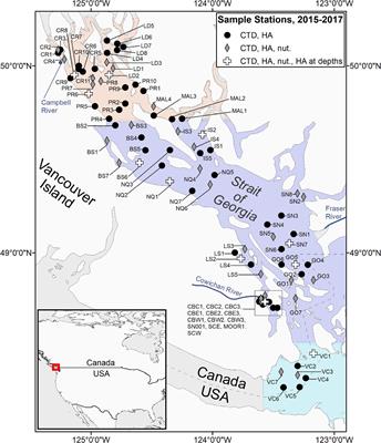 Harmful Algae and Oceanographic Conditions in the Strait of Georgia, Canada Based on Citizen Science Monitoring